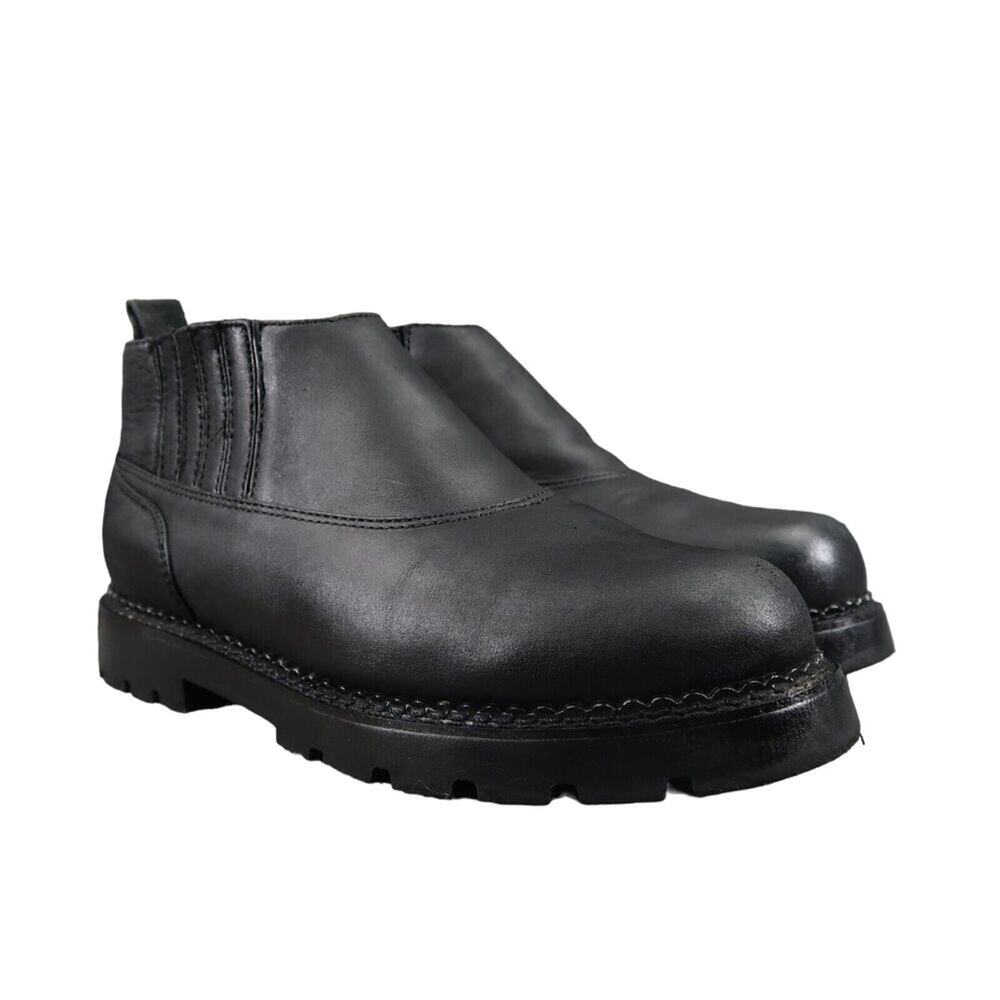 LL Bean Shoes Kids 6 Boots Chelsea Leather Insulated Classic Pull On Lug Sole